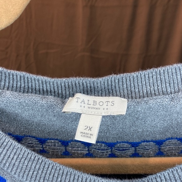 Talbots Heather Gray Cardigan - Picture 3 of 3